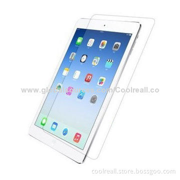 Newest 9H 2.5D Top Quality Pad 5 Tempered Glass Film with Coolreall, Easy to Clean